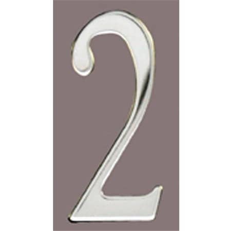 Mailbox Accessories Mailbox Accessories SS2-Number 2 Stnls Steel Address Numbers Size - 2  Number - 2-Stainless Steel SS2-Number 2
